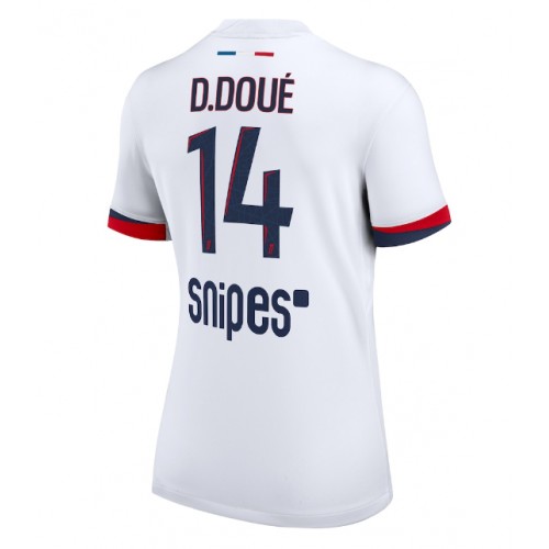 Paris Saint-Germain Desire Doue #14 Replika Udebanetrøje Dame 2025-26 Kortærmet Paris Saint-Germain Desire Doue #14 Replika Udebanetrøje Dame 2025-26 Kortærmet